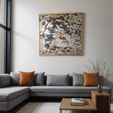 Gharaana Wall Decor Ingrained Glass Wall Decor